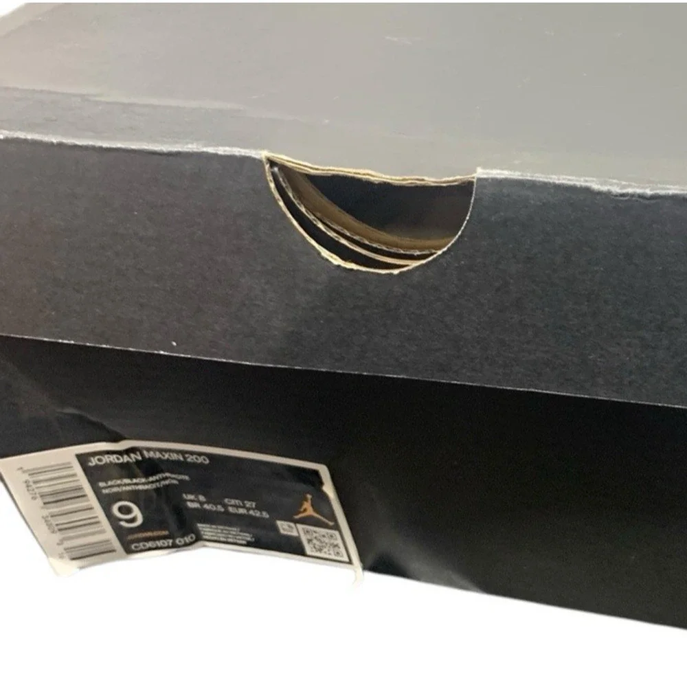 Size 13 - Jordan Maxin‎ 200 Black Anthracite NIB sz 9